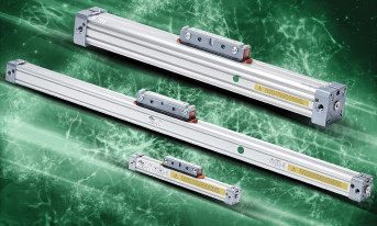 Seria beztłoczyskowych siłowników pneumatycznych o skoku 100…1000 mm