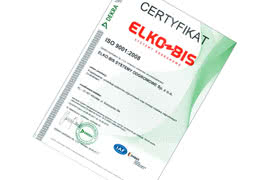 Elko-Bis z certyfikatem ISO 