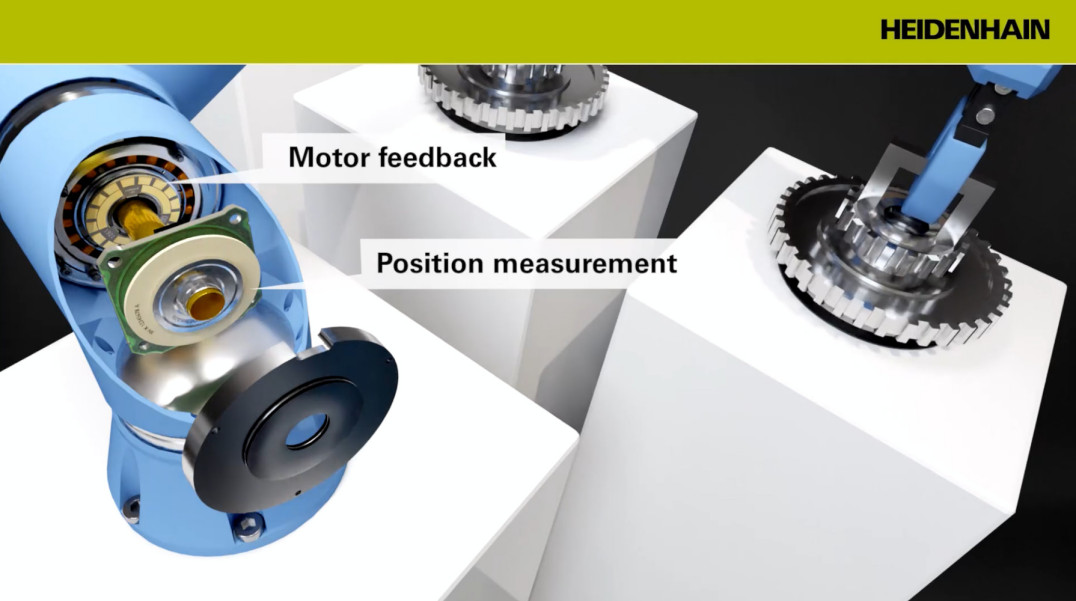 Absolutny, podwójny enkoder indukcyjny do robotów