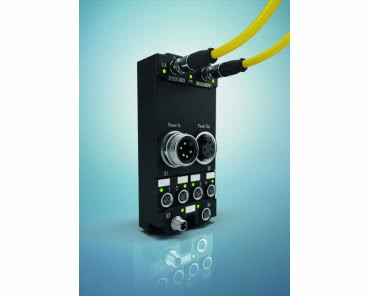 System I/O EtherCAT: dystrybutor mocy w klasie ochrony IP 67 ze zintegrowanym pomiarem prądu i napięcia
