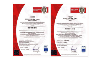 Intester z certyfikatem ISO 9001:2015