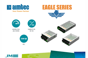 Duża moc, wysokie parametry, a nawet aktywna korekta współczynnika mocy – seria przetwornic EAGLE firmy Aimtec
