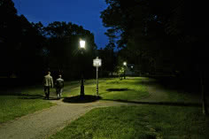 Zautomatyzowane oświetlenie w parkach
