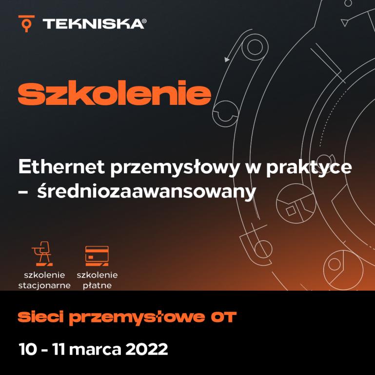 Ethernet przemysłowy w praktyce – średniozaawansowany 