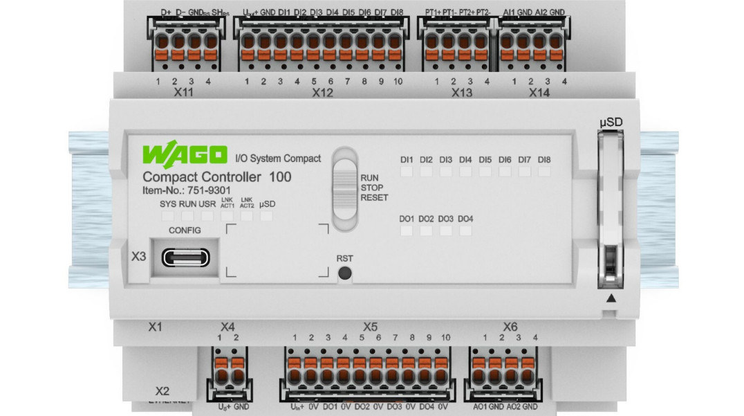 Małogabarytowy kontroler PLC z dużą liczbą wbudowanych linii I/O