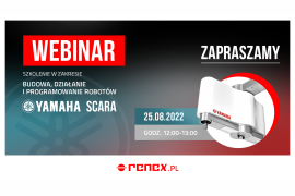 Webinar: Roboty YAMAHA SCARA – podstawy operacji i programowania.