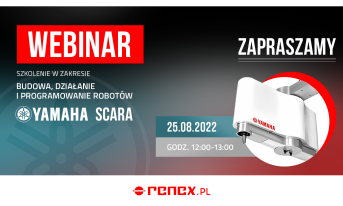 Webinar: Roboty YAMAHA SCARA – podstawy operacji i programowania.