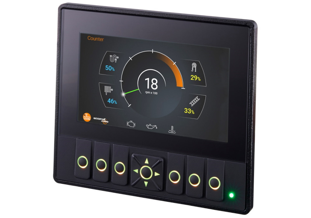 Kompaktowy panel HMI zwany ecomatDisplay