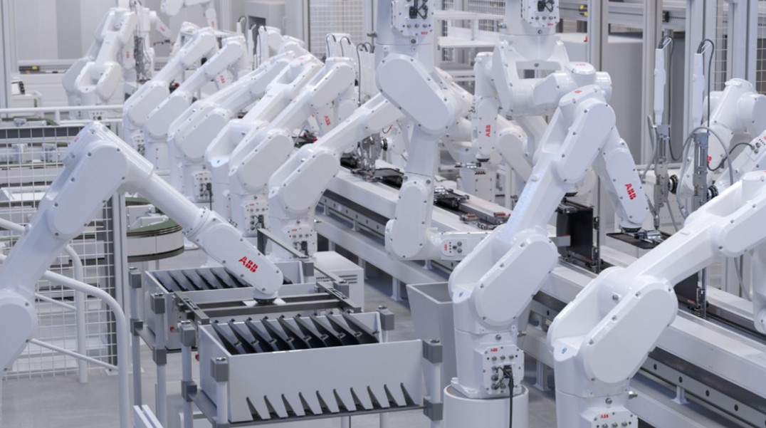 6-osiowy robot przemysłowy IRB 1300 w wersji do pracy w strefach wolnych od zanieczyszczeń