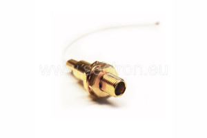 RF cable adaptor U.FL-MCX(f)bulkhead, 10cm
