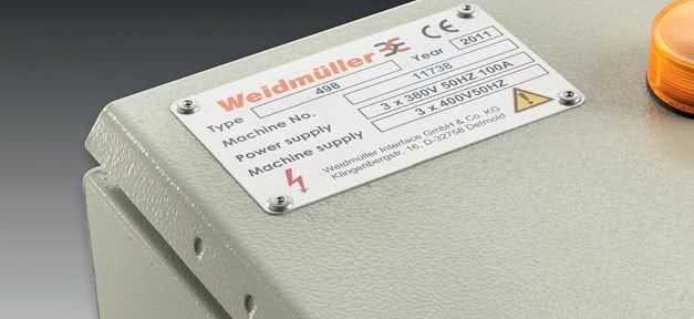 MetalliCard - aluminiowe i stalowe oznaczniki urządzeń elektrycznych oraz kabli firmy Weidmüller 