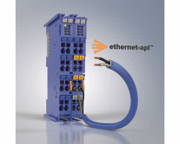 2-kanałowy terminal EtherCAT ułatwia integrację Ethernet-APL w strefach niebezpiecznych