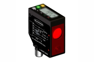 Czujnik laserowy o zakresie pomiaru 100...1000 mm i dokładności <0,5 mm