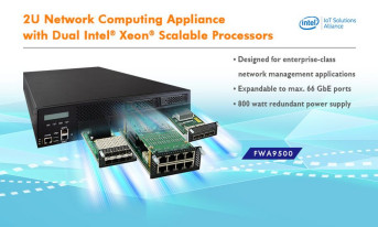 Komputer sieciowy z dwoma mikroprocesorami Intel Skylake-SP Xeon